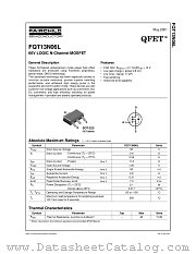 FQT13N06LTF datasheet pdf Fairchild Semiconductor