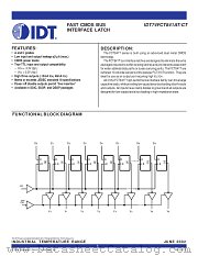 IDT74FCT841CTPY8 datasheet pdf IDT