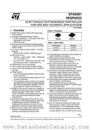 STA2051TR datasheet pdf ST Microelectronics