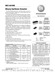 MC14516BDR2 datasheet pdf ON Semiconductor