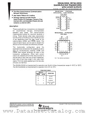 SN54ALS243AJ datasheet pdf Texas Instruments