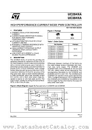 UC2845AD1013TR datasheet pdf ST Microelectronics
