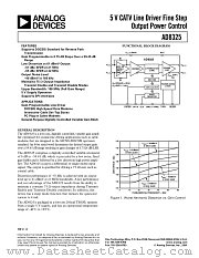 AD8325ARU datasheet pdf Analog Devices