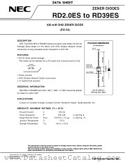 RD2.7ES-T2 datasheet pdf NEC