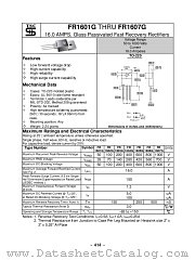 FR1605G datasheet pdf Taiwan Semiconductor