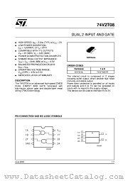 74V2T08 datasheet pdf ST Microelectronics