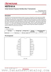 HD75161A datasheet pdf Renesas