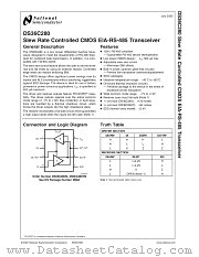 DS36C280MX datasheet pdf National Semiconductor