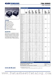 78602/9M-R datasheet pdf C&D Technologies