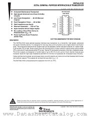 SN75ALS163DW datasheet pdf Texas Instruments