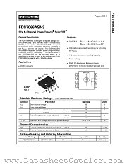 FDS7066ASN3 datasheet pdf Fairchild Semiconductor