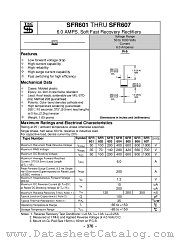 SFR604 datasheet pdf Taiwan Semiconductor