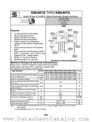 KBU406G datasheet pdf Taiwan Semiconductor