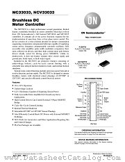 MC33033 datasheet pdf ON Semiconductor