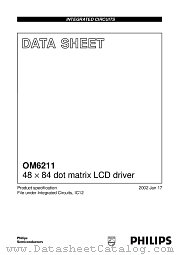 OM6211U/2/F1 datasheet pdf Philips