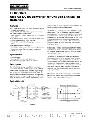 ILC6363CIRADJX datasheet pdf Fairchild Semiconductor