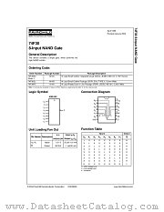 74F30PC datasheet pdf Fairchild Semiconductor