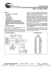 CY7C1011CV33-12AC datasheet pdf Cypress