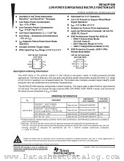 SN74AUP1G58YEPR datasheet pdf Texas Instruments