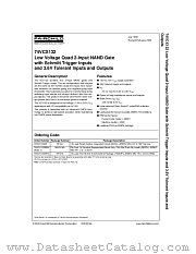74VCX132BQX datasheet pdf Fairchild Semiconductor