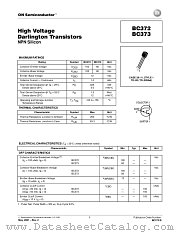 BC372 datasheet pdf ON Semiconductor
