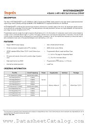 HY57V64420HGT(P)-K datasheet pdf Hynix Semiconductor