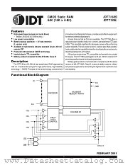 IDT5962-8685922YA datasheet pdf IDT