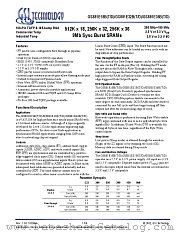 GS881E36B datasheet pdf GSI Technology