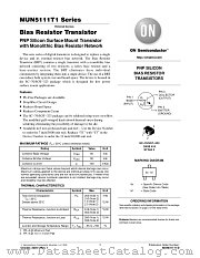 MUN5111T1 datasheet pdf ON Semiconductor