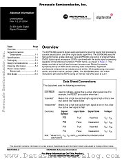 DSP56366 datasheet pdf Freescale (Motorola)