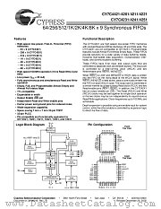 CY7C4421-10JC datasheet pdf Cypress