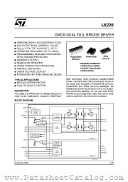 L6226PDTR datasheet pdf ST Microelectronics