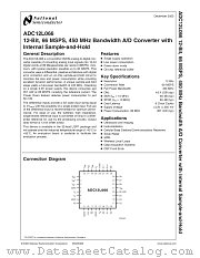 ADC12L066CIVYX datasheet pdf National Semiconductor