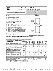 SR110 datasheet pdf Taiwan Semiconductor