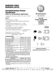 MJD3055T4 datasheet pdf ON Semiconductor