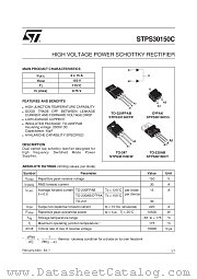 STPS30150C datasheet pdf ST Microelectronics