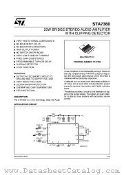 STA7360 datasheet pdf ST Microelectronics