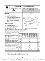 GBU1005 datasheet pdf Taiwan Semiconductor