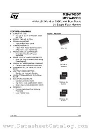 M29W400DB70N1E datasheet pdf ST Microelectronics
