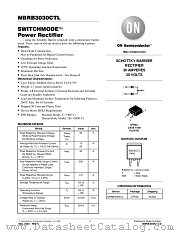 MBRB3030CTL datasheet pdf ON Semiconductor