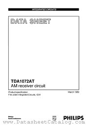 TDA1072AT/V4 datasheet pdf Philips