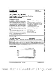74LVTH16646MEAX datasheet pdf Fairchild Semiconductor