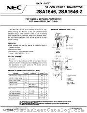 2SA1646-Z datasheet pdf NEC