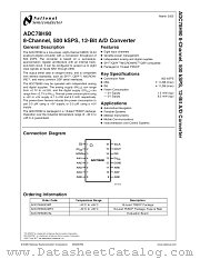 ADC78H90CIMT datasheet pdf National Semiconductor