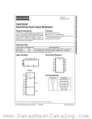 74ACTQ153SC datasheet pdf Fairchild Semiconductor