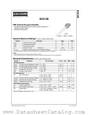 BC212B_D27Z datasheet pdf Fairchild Semiconductor