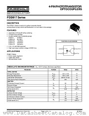 FOD817DS datasheet pdf Fairchild Semiconductor