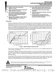 SN74AVC16646DGGR datasheet pdf Texas Instruments