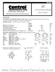 2N2647 datasheet pdf Central Semiconductor