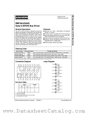 DM74ALS244AWM datasheet pdf Fairchild Semiconductor
